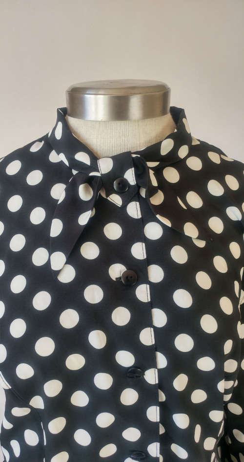 Vintage polka dot skirt set by Carella - Size 12
