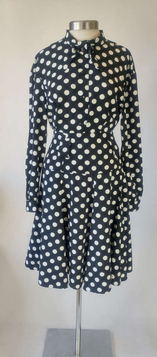 Vintage polka dot skirt set by Carella - Size 12