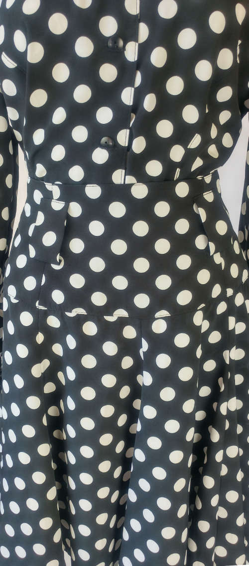 Vintage polka dot skirt set by Carella - Size 12
