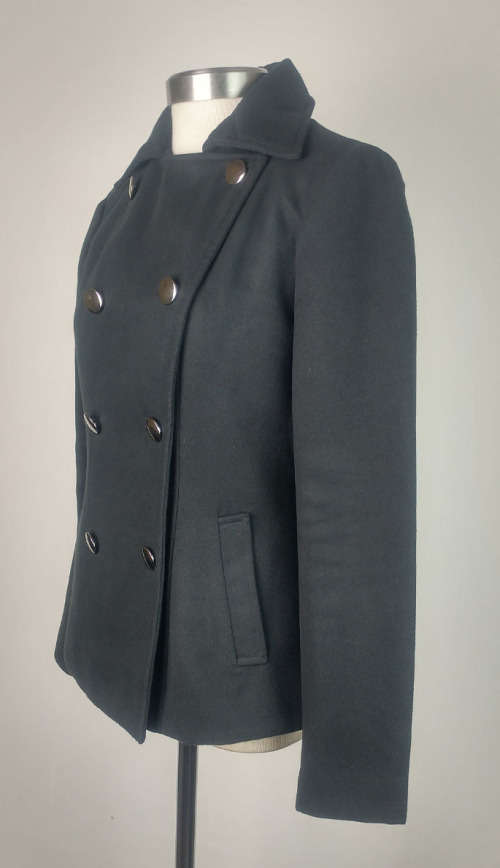 Black Melton D/B style jacket by Inwear - Size 34