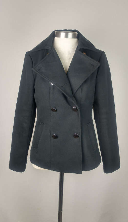 Black Melton D/B style jacket by Inwear - Size 34