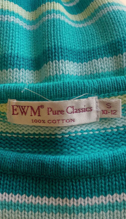 Cotton Striped Knit by EWM -Size S