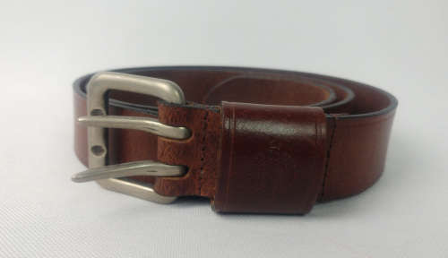 Honest Brown Leather Belt Size XL
