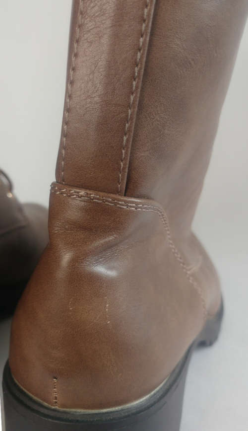 Kelso -  Brown Combat Style Boots - Size 6