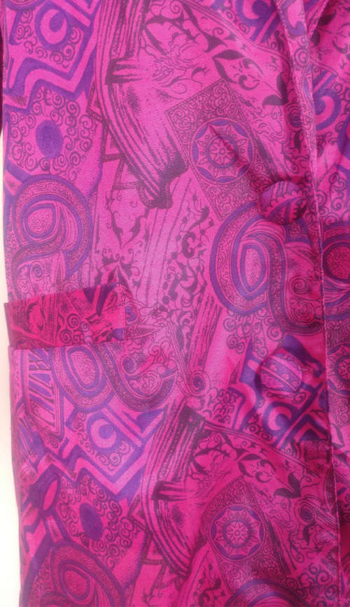 Vintage Thai Silk Fuschia Blazer - XL NWT