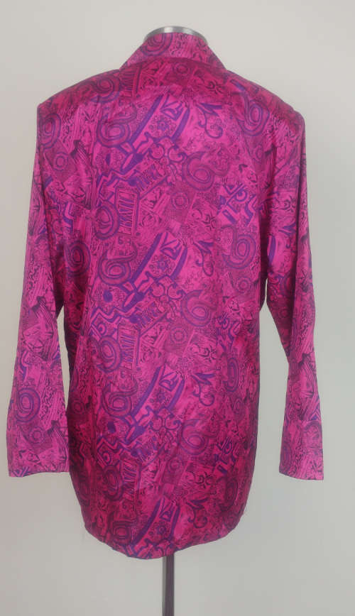 Vintage Thai Silk Fuschia Blazer - XL NWT