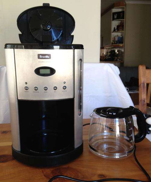 Breville aroma style coffee maker top