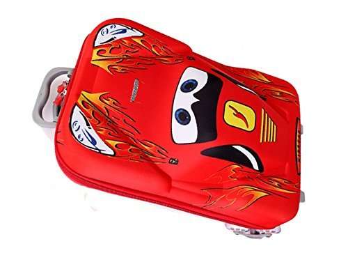 Backpack Trolley bag - 3D Car Red