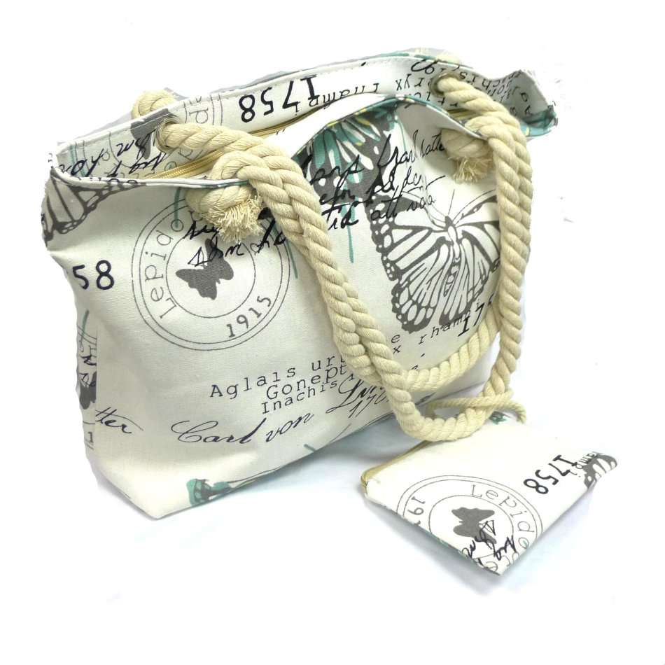 Canvas Handbag with matching purse. Great Value