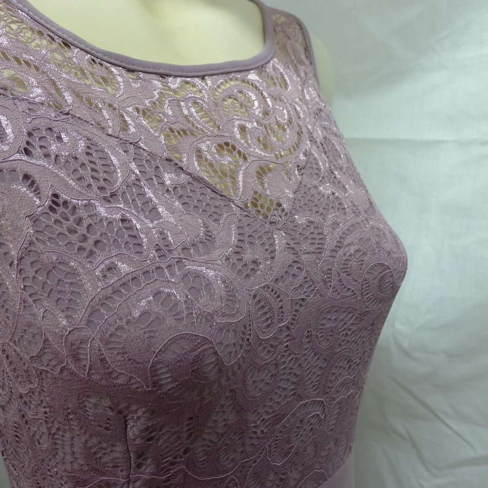 Lace Top Detailed Formal Dress