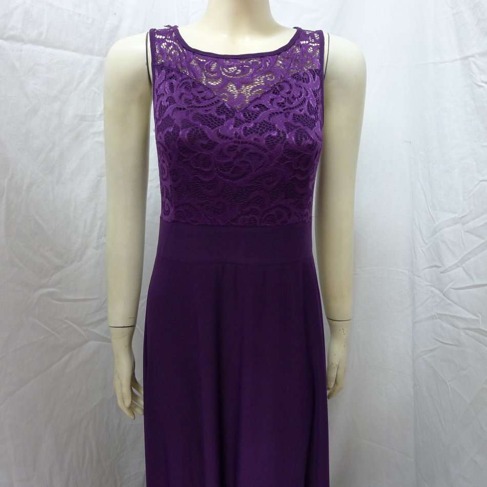 Lace Top Detailed Formal Dress