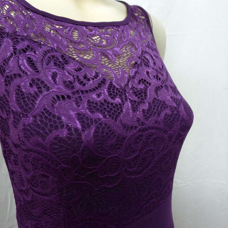 Lace Top Detailed Formal Dress