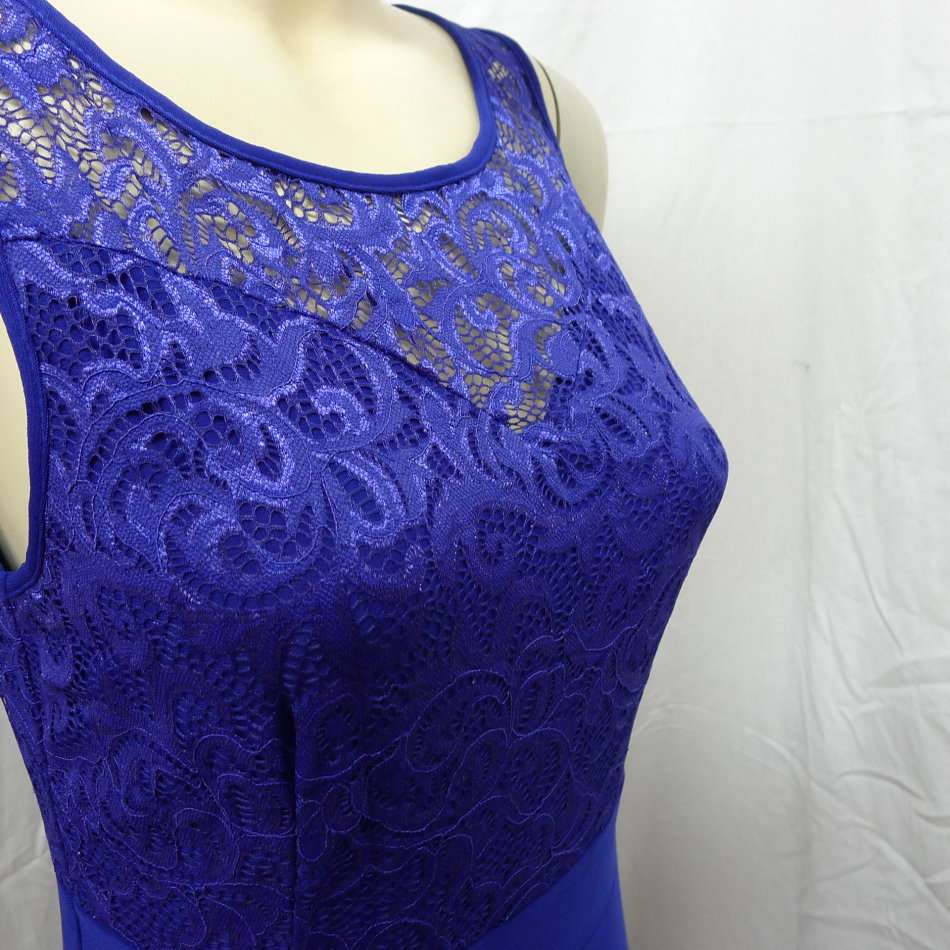 Lace Top Detailed Formal Dress