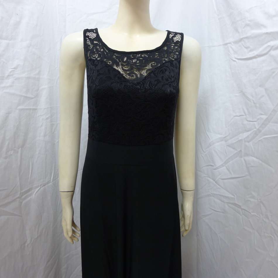 Lace Top Detailed Formal Dress