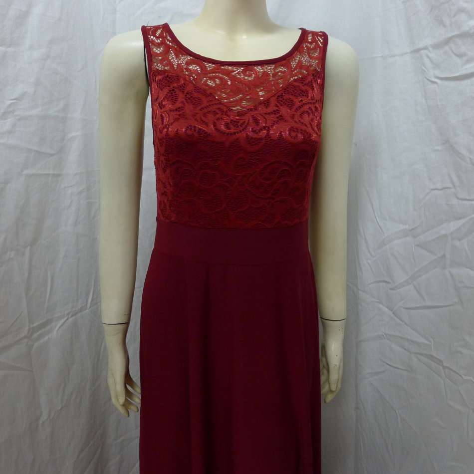 Lace Top Detailed Formal Dress
