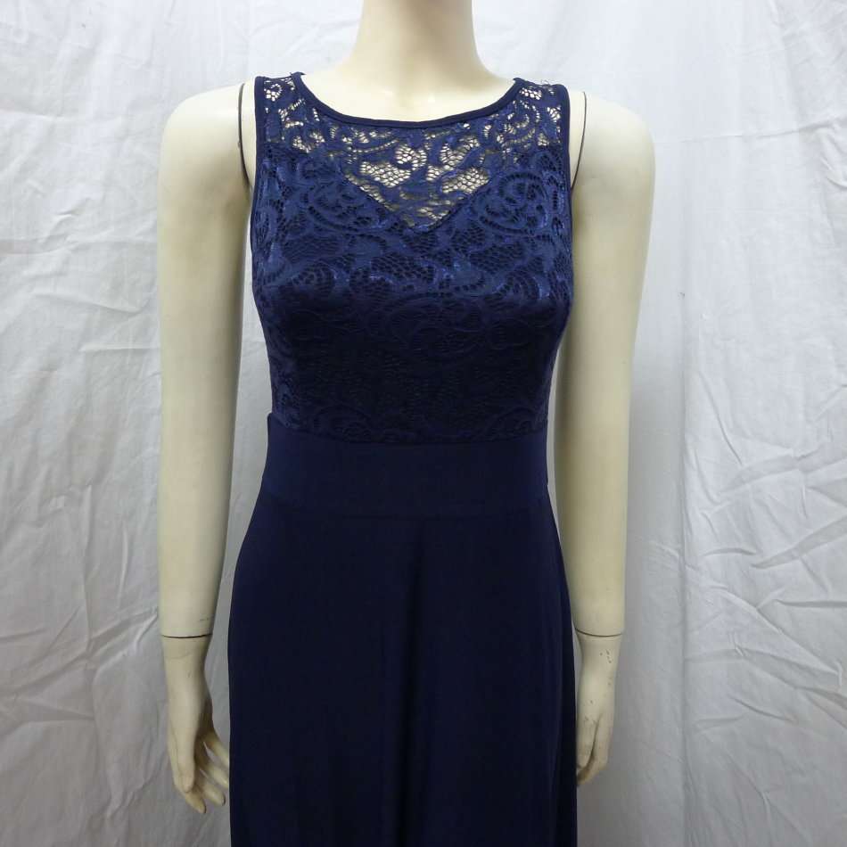 Lace Top Detailed Formal Dress