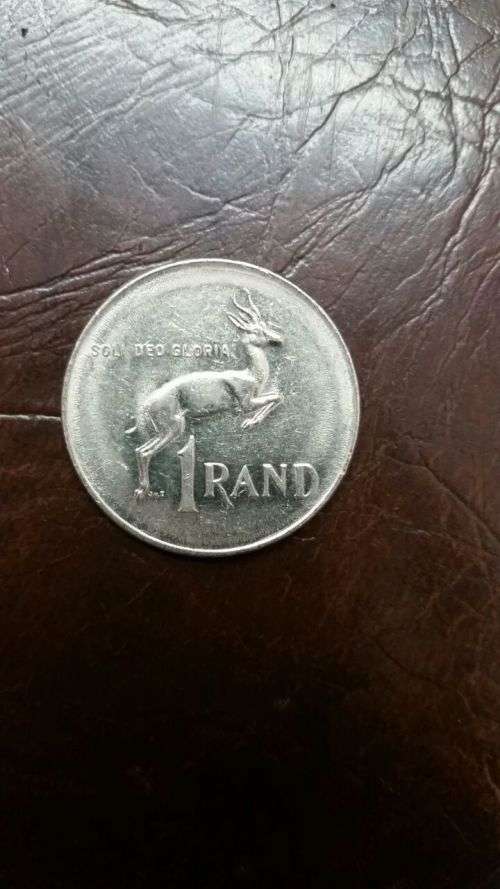 REPUBLIC OF SOUTH AFRICA 1977 NICKEL R 1