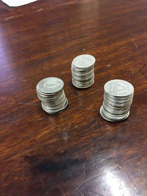 75 - 80% JUNK SILVER 3D COINS