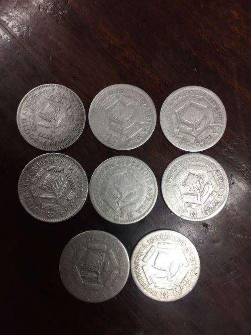 8 x SIXPENCE SILVER COINS (1927 &1932 TO 1938)