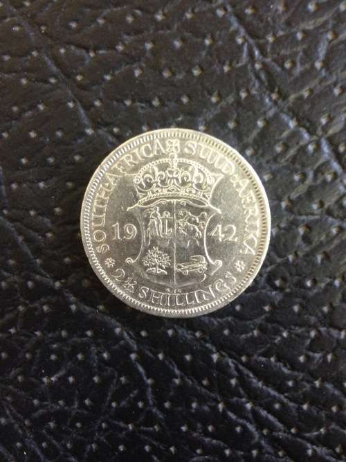 UNION OF SOUTH AFRICA 1942 - TWO AND A HALF SHILLING