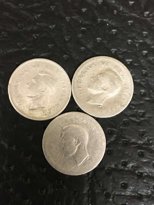 COLLECTION OF 3 THREEPENCE (1941, 1942 & 1943)