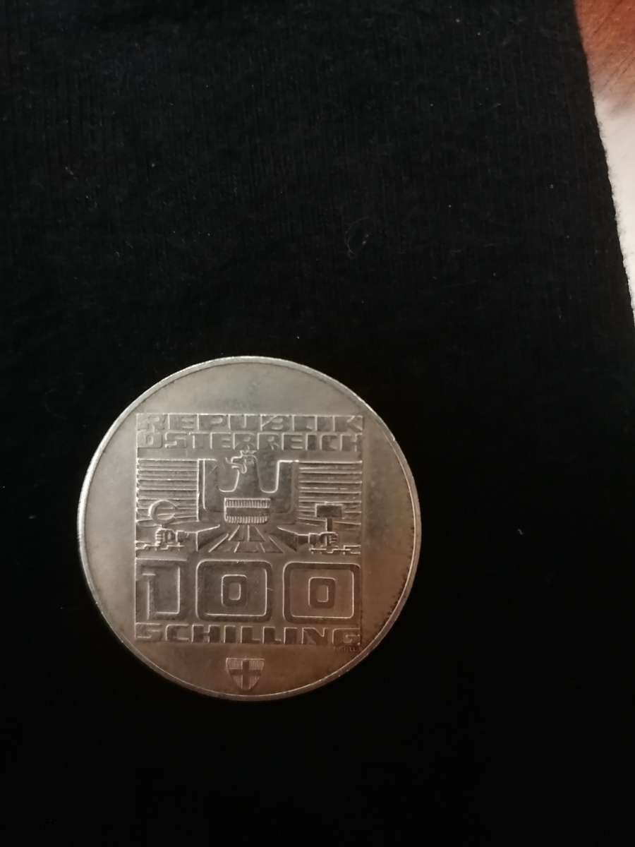 AUSTRIA 1974 - 100 SCHILLING -  COMMEMORATIVE ISSUE