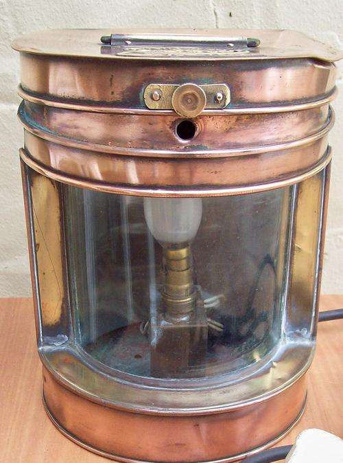 Vintage Ships Lamp
