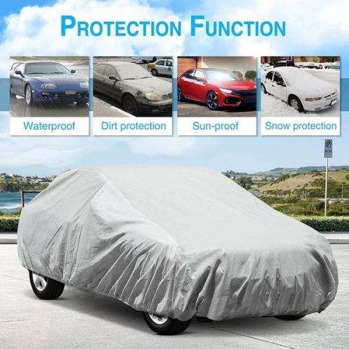 Car Cover Protection Cover Breathable Outdoor Indoor for All Season All Weather Waterproof/Windproof