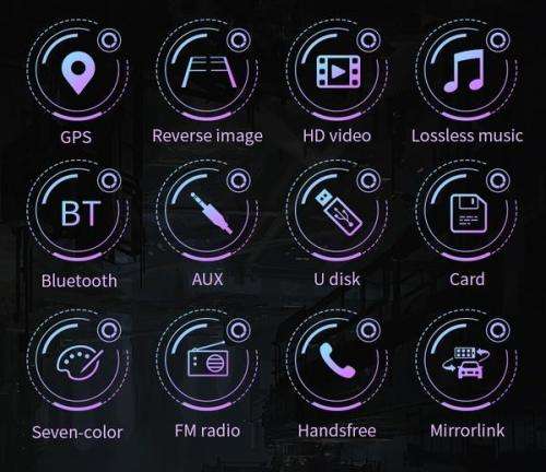 7" 2DIN Car Bluetooth Stereo MP3 MP5 With GPS Navigation+ Reverse Camera