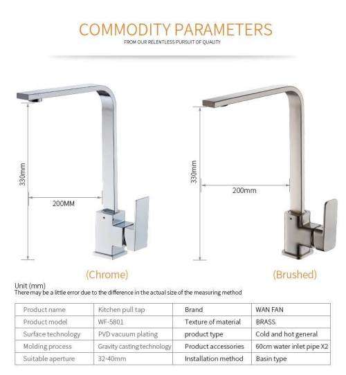 KITCHEN FAUCET CHROME BRASS DECK KITCHEN SINK FAUCET HIGH ARCH