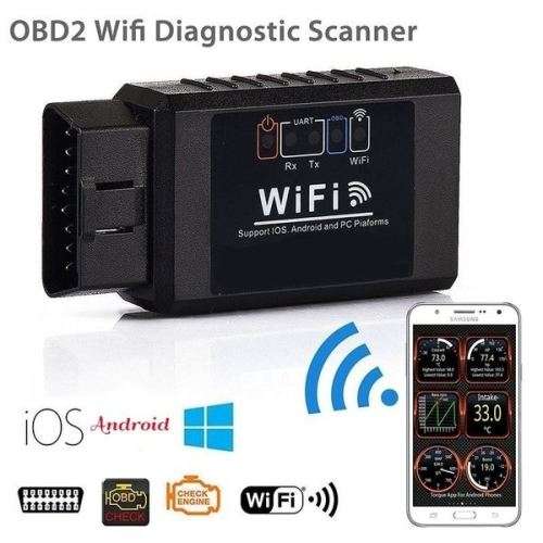 ELM327 V1.5 WIFI Scanner For Android IOS Diagnostic Tool ELM327 OBD2 Scanner