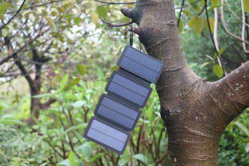 Solar Power Bank With 4 Solar Panel