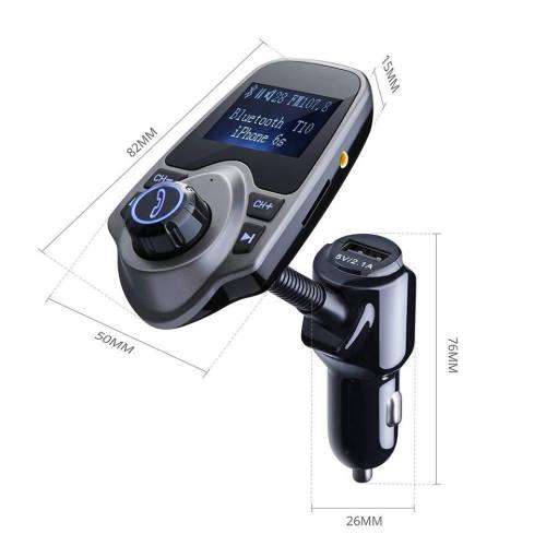 FM T10 Bluetooth Wireless Transmitter Car Kit MP3 Player 3.5mm In-car FM Transmitter For All Smartp