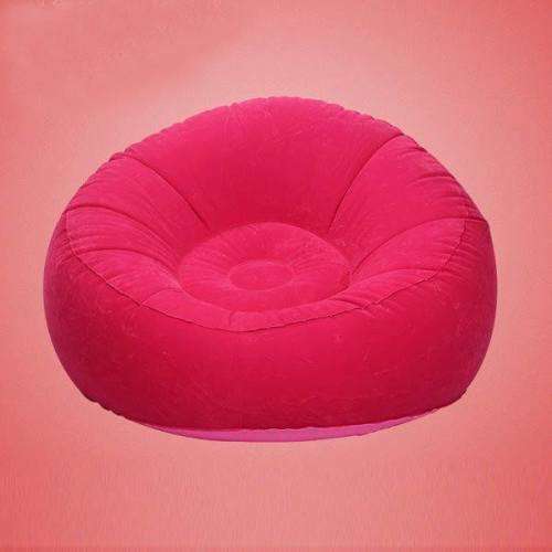 Thicken Air Portable Creative Fast Inflatable Sofa Cushion Lazy Chair Sleep Bed Garden Balcony Stool
