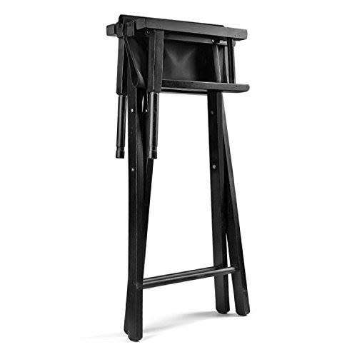 Professional All Aluminum Makeup Chair Folding Cosmetic Chair Tall Director Seat