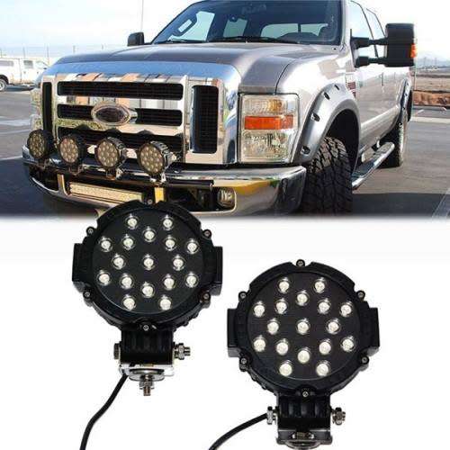 51W LED Spotlight - 7" 51W 17 LED Spotlight - 51W 7" Heavy Duty Spot Light in 2 available Colours