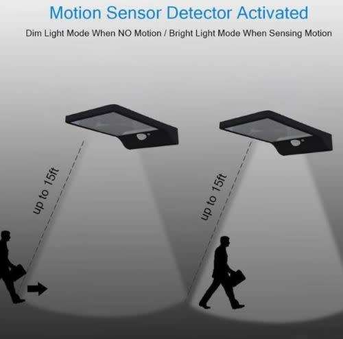 42 LED OUTDOOR SOLAR SENSOR LIGHT GARDEN
