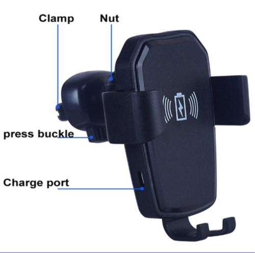 CAR MOUNT WIRELESS VEHICULA CHARGER(K81)