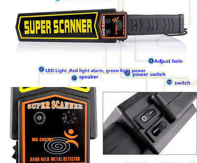 SUPER SCANNER METAL DETECTOR