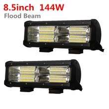 144W 48 LED Bar Light - Hight Brightness New Design 144W 6000K LED Bar Light