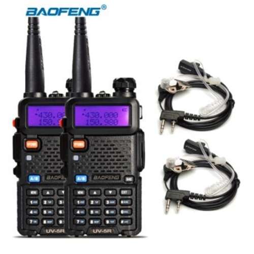 2pcs/lot Baofeng UV-5R Dual Band Walkie Talkie Radio Transceiver Dual Display Radio Communicator + A