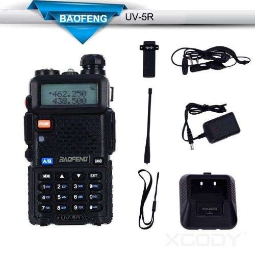 Baofeng UV-5R VHF/UHF Dual Band Two Way Ham Radio Transceiver Walkie Talkie New