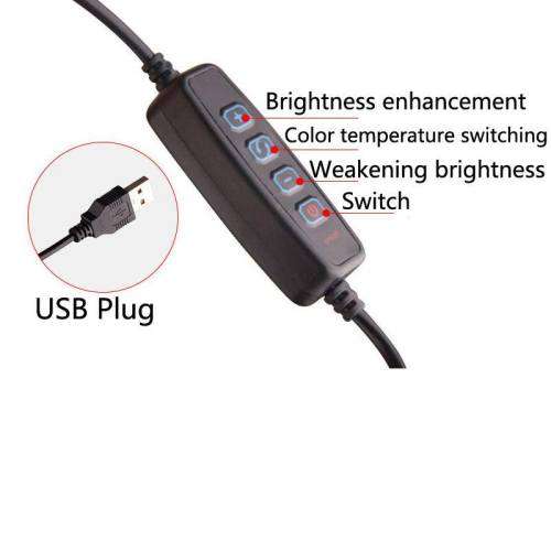 Adjustable LED ring light 6"Selfie Ring Lamp Photographic Lighting With Tripod