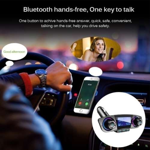 Hot Sale 1.3 Inch LCD Displayer Bluetooth FM Transmitter MP3 Player Radio Adapter Dual USB Car Charg