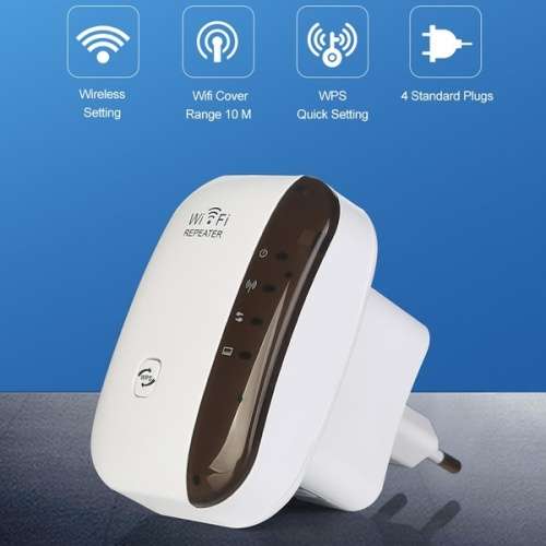 EU / US / UK / AU Plug 300Mbps Signal Booster Signal Amplifier WiFi Repeater