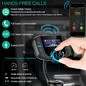 BT70 Bluetooth FM Transmitter Car Player Kit Card Car Charger Quick with QC3.0 Dual USB Voltmeter &