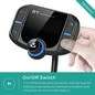 BT70 Bluetooth FM Transmitter Car Player Kit Card Car Charger Quick with QC3.0 Dual USB Voltmeter &
