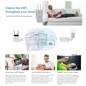 Hot Sale !!! 300/1200Mbps Dual-Band 2.4 / 5G 4-Antenna WIFI Range Extender WiFi Repeater Router