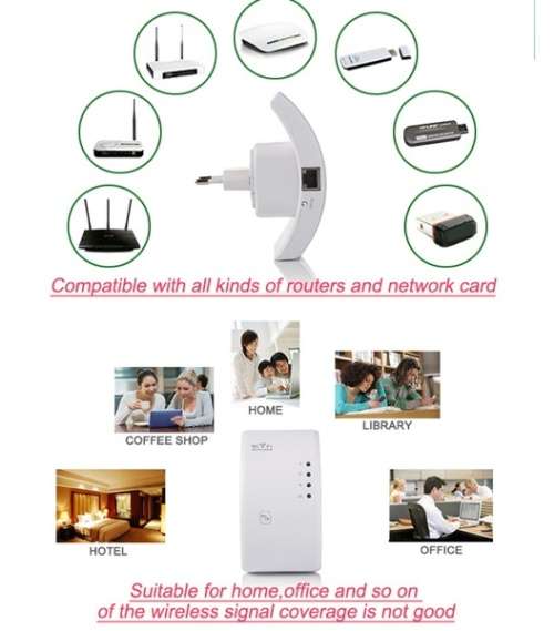 Wireless WIFI Repeater 300Mbps Network Antenna Wifi Extender Signal Amplifier 802.11n/b/g Signal Boo