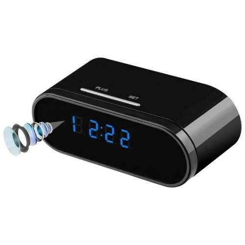 1080P Wireless WiFi HD Spy Hidden Alarm Clock Security Cam DVR
